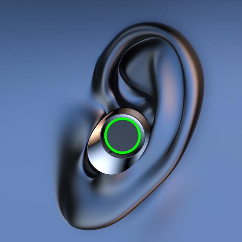 New Wireless Bluetooth Headset Tws Slide-cap In-ear Breathing Light Headset 5.3