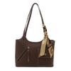 New Retro Ribbon Texture Bucket Bag Large Capacity Texture Versatile Women's Bag Underarm Bag Women