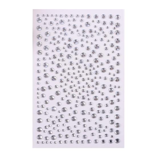 Diamond Stickers Dazzling Luster Decoration Easy Peel And Stick Decals for Cards Photo Frames Phone Cases Scrapbook