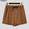INCERUN 2PCS Summer Men Hollow Sleeveless Tank Tops and Shorts Beach Outfits Sets