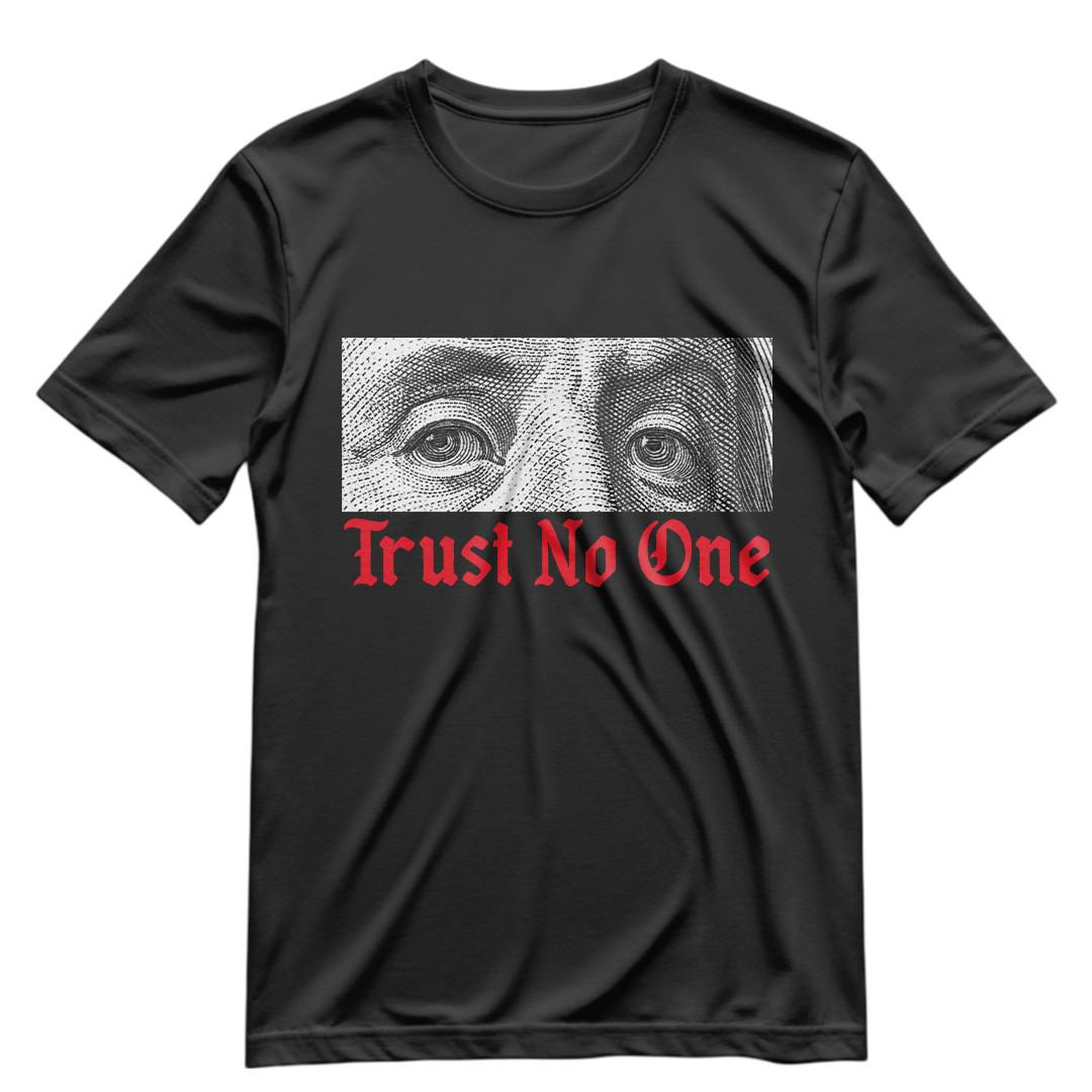 Trust No One - Premium Premium T-Shirt Made in the USA Size S to 3XL S