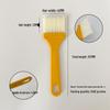 "Durable High-Temperature Resistant Plastic Brush for Cleaning, Painting, and Barbecuing"