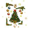 New Christmas Balls Wall Stickers Window Glass Festival Decals New Year Christmas Decorations for Home Decor Stickers