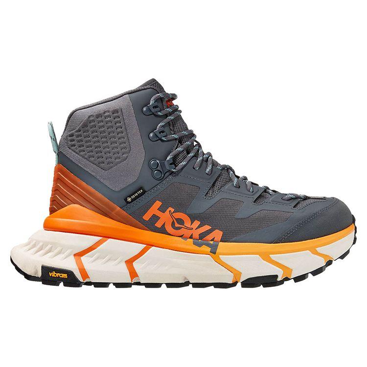 HOKA TenNine Hike GORE-TEX Castlerock Persimmon Herren Sneaker Grau Persimmon-Orange 1113510-CPOR