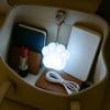 Purse Light, LED Night Light with Touch Sensor, Rechargeable Portable Mini Night Light for Handbag Backpack Wallet Cosmetic Bag Keychain (White Light)