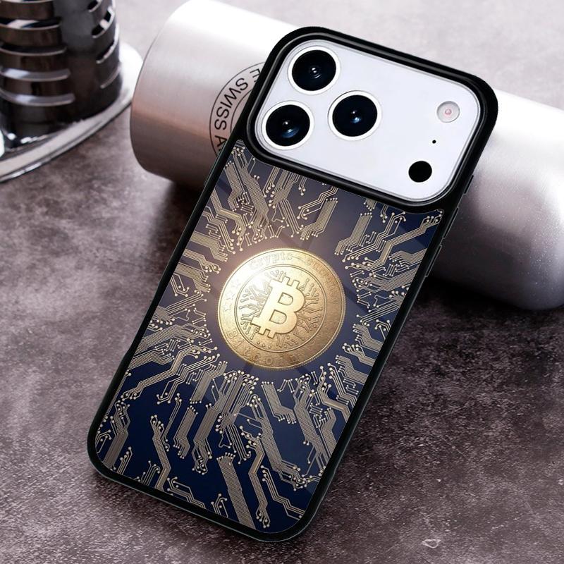 Bitcoin Phone Case For iPhone 17 16 15 14 13 12 11 Pro Max Plus 17Air Soft Silicone Cover