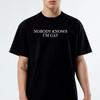 Nobody Knows Im Gay Meme T Shirt Funny Slogan Black Cotton Crewneck Xxl 100 Novelty Top Vintage Versatile