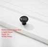 1/5pcs Black Cabinet Handles Solid Kitchen Cupboard Pulls Drawer Knobs Furniture Hardware Cabinet Pulls Cupboard Handles Knobs
