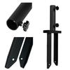 Multifunctional Ground Spikes Flag Poles Holder 0.5 to 1 Inch Diameter Suitable for Home Gardens and Commercial Displays