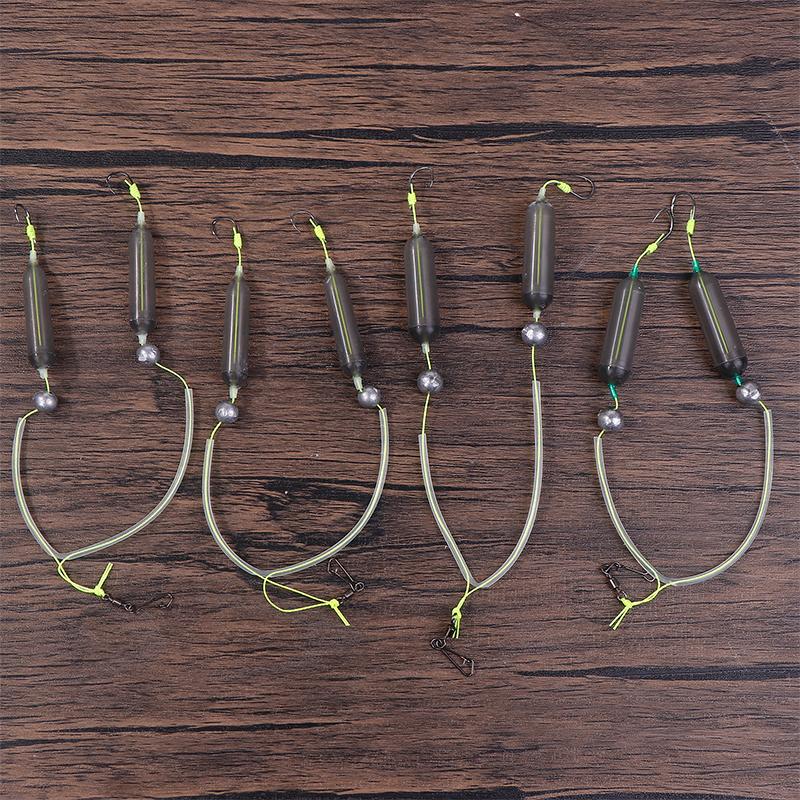 1 Stück Anti-Trennungsbasis Angelhaken Doppelhaken zum Angeln mit lebenden Ködern mit doppelten Köderhalte-Widerhaken Hochkohlenstoffstahl