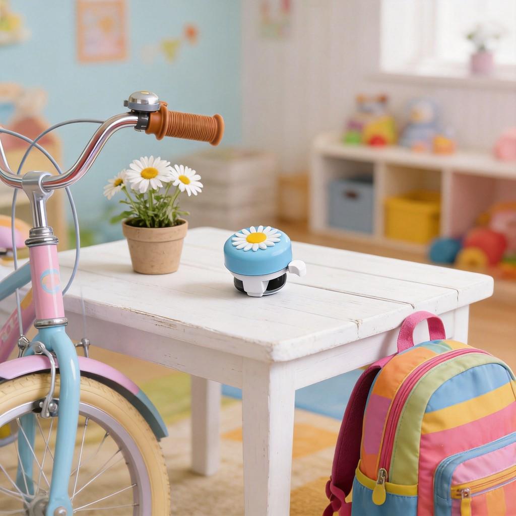 Children Skateboard Accessories With Colorful Ribbons And Bell For Safety And Decor