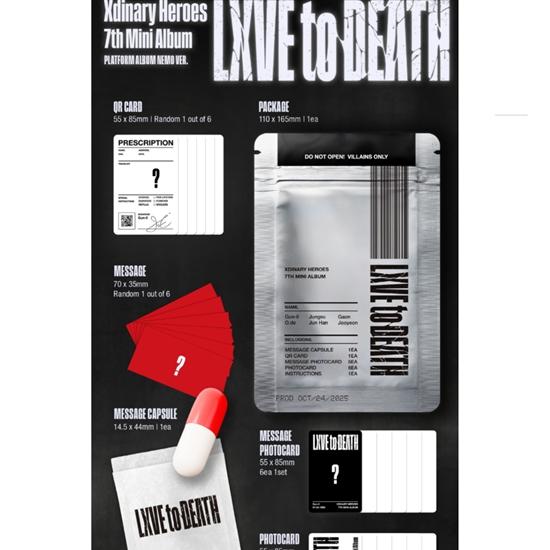Xdinary Heroes - 7th Mini Album - LXVE To DEATH (Platform Ver.)  - Release 2025-10-24