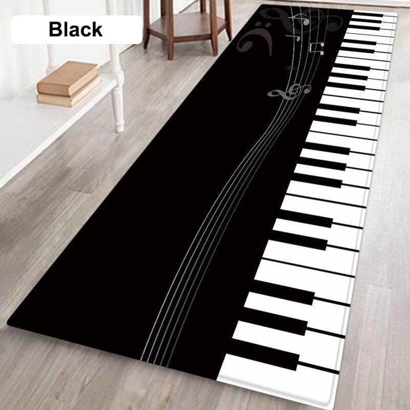 Kitchen Mat Bedroom Living Room Carpet Entrance Doormat Home Hallway Balcony Absorbent Floor Mat Wood Pattern Anti-Slip Long Rug