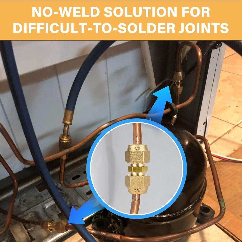 1/2" 1/4" 3/8" Złączki miedziane Proste Złączki kielichowe HVAC Klimatyzacja Chłodnictwo