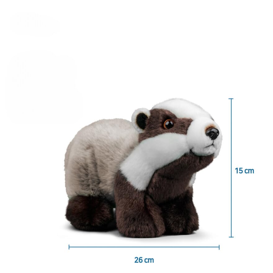 Tobar Animigos Badger Plush Stuffed Bear Plush Toy Toy, Animal, Badger,