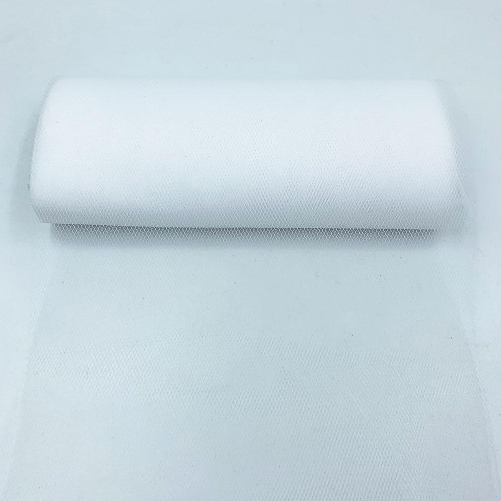 

Festive Tulle Spool 15cm x 10 Yards Organza for Christmas Halloween Party Supplies Tutu Skirt Girl Baby Shower DIY Wedding Decor 15cm x 10Yard білий