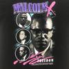 Malcolm X T Shirt Black Graphic Print Freedom Mens Large Unisex T-Shirt