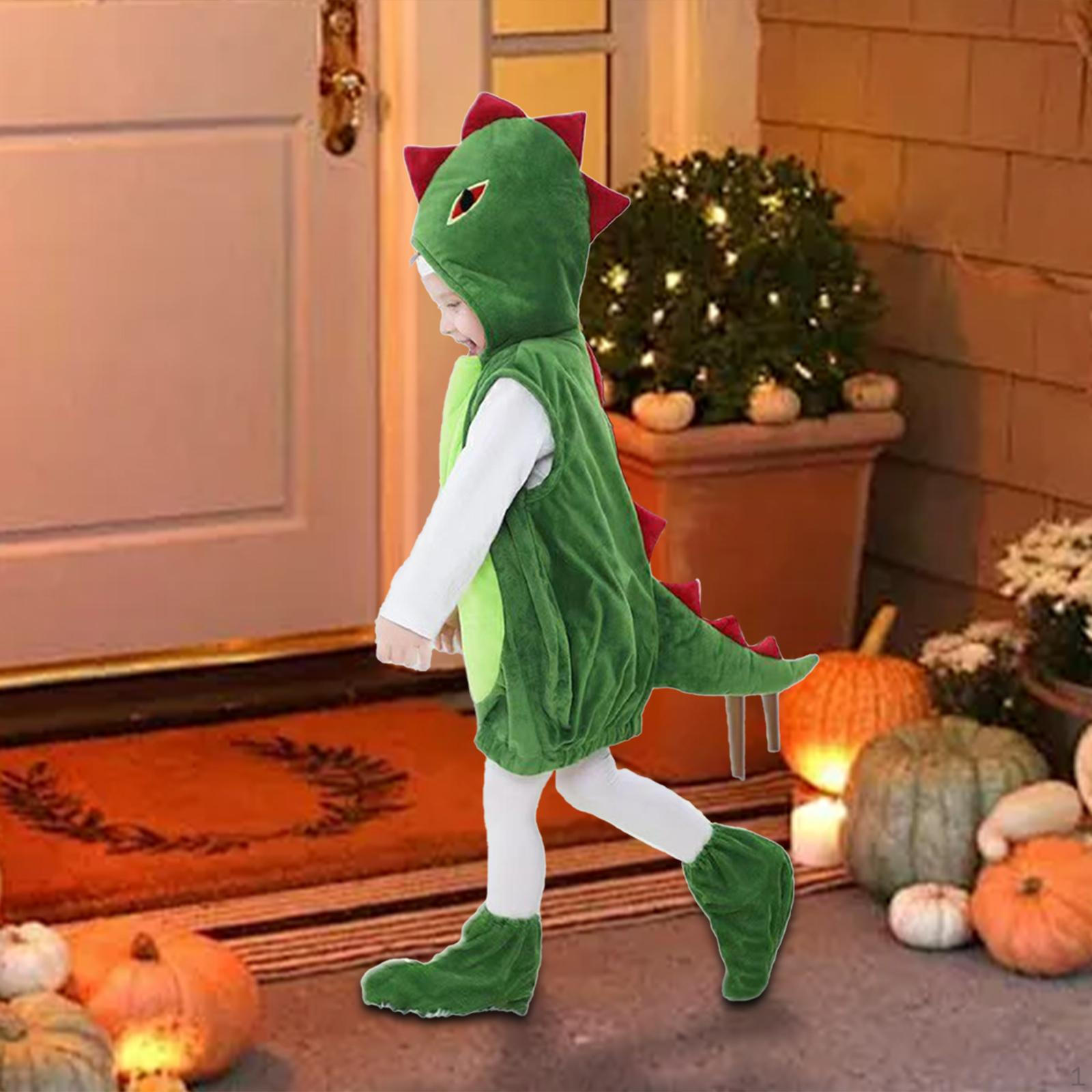 

Дитячий костюм тварини динозавра на день народження Хеллоуїн свято Рольова гра Green S