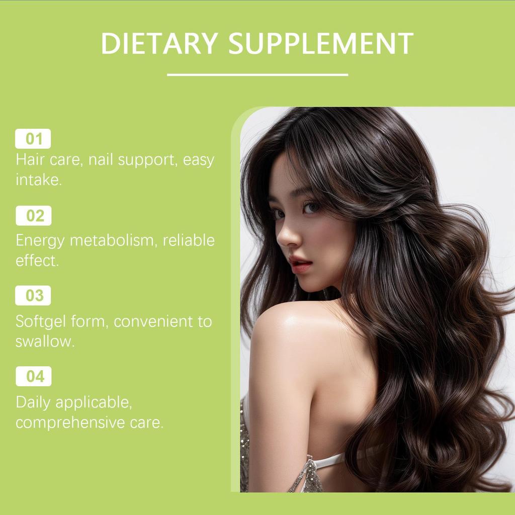 DOCTEAT Biotin Daily Softgels: Nutritional Support for Hair and Body