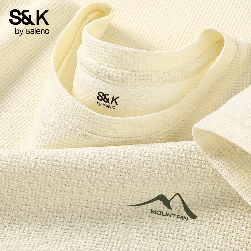 

Baleno Men s S&K Series Waffle Short Sleeve T-Shirt 2XL