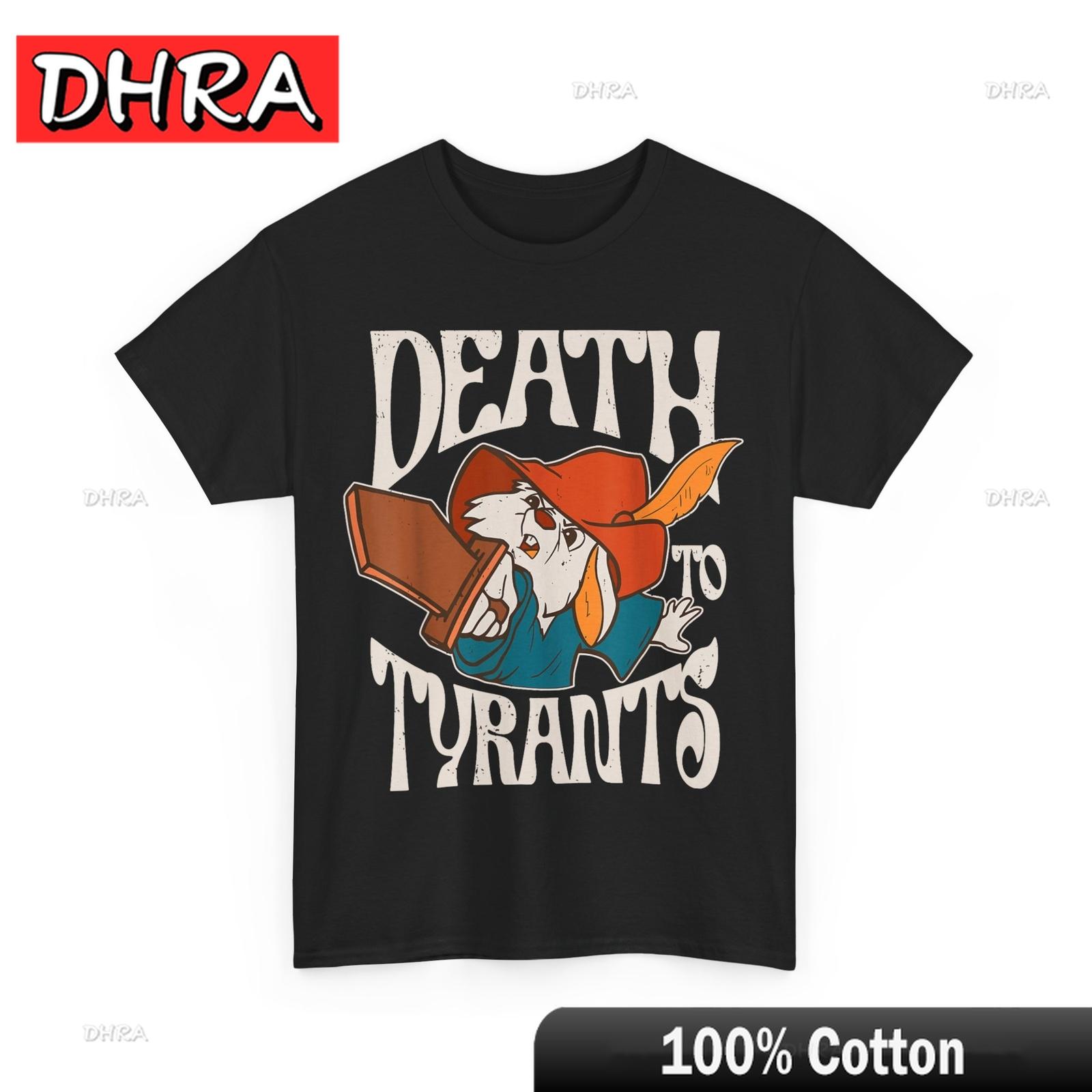 

Rabbit Death To Tyrants Shirt Rabbit Lovers Women Men T-Shirt Chic Tshirts Casual Classic Tee Shirt Crew Neck Trippy Casual Days 4XL