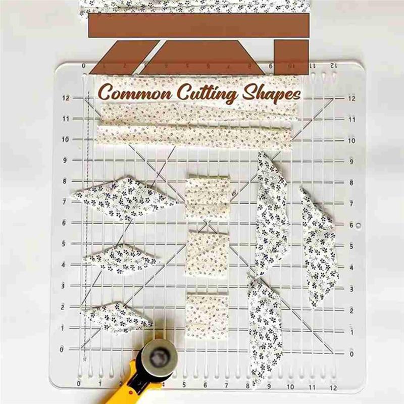 M-Modern-Sewing Supplies Sewing Ruler Template DIY Craft T-Shirts Ruler Patchwork 5-In-1 Quilt Cutting Ruler