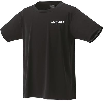 YONEX Short Sleeve Dry Black T-Shirt, (007)