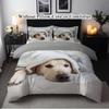 Cute Dogs Bedding Set 3D Printed Duvet Cover Set Twin Size Room Decorations Single Twin Queen Size Bed Cover For Bedroom Home