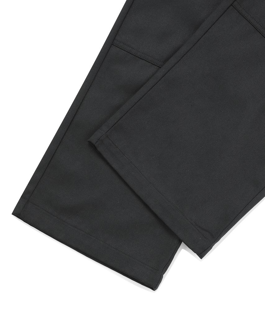 COLUMBIA UNIVERSITY Nyc Label Cp Loose Fit Double Knee Pants Black