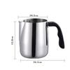 Professional Coffee Pitcher For Barista Coffee Pitcher Milk Frothing Jug Latte Art Pitcher Defined Spout Design