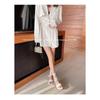 Strappy Sandals Female Summer New Fashion Thick with Temperament High Heels