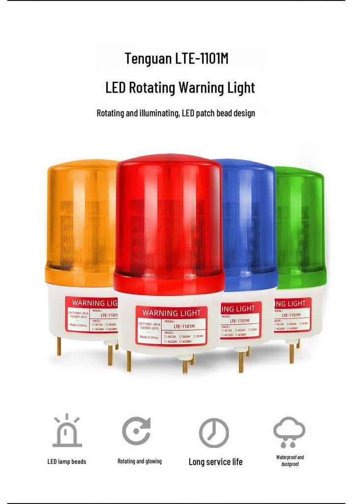LTE-1101M Silent LED Rotating Warning Light