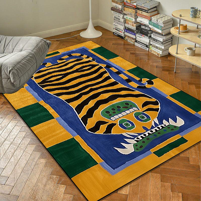 Home Decoration Abstract Carpet Modern TG Trend Large Carpets Study Room Soft Floor Mat Anti Slip Living Room Bedroom Decor Rug