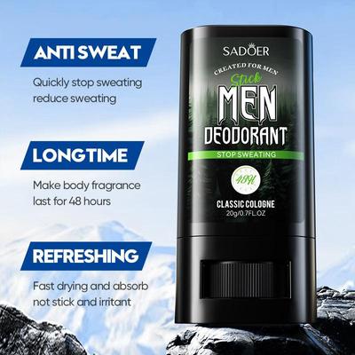 Stick-urile antiperspirante pentru bărbați lasă un parfum răcoritor