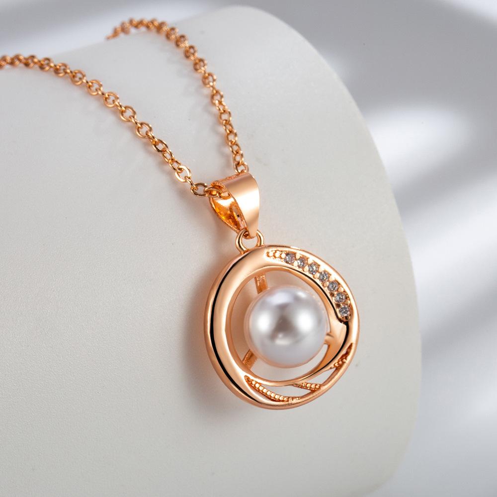 

Ожерелье из искусственного жемчуга, Женственная цепочка на ключицу, Подвеска-украшение