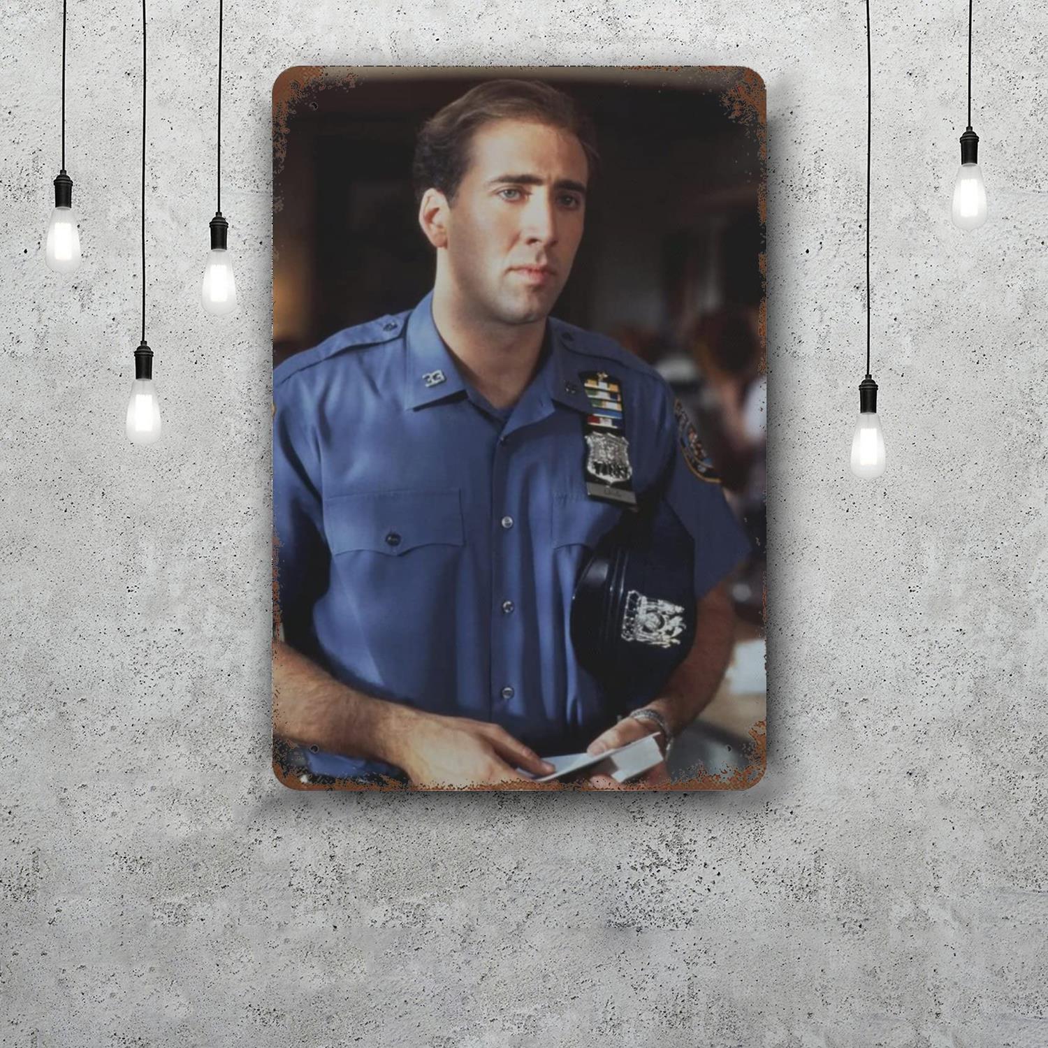 

Cage Decor Vintage Metal Signs Tin Signs Captain Poster Decor for Bar Pub Club Man Cave Wall Decoration 20x30cm（7.8x11.8inch）