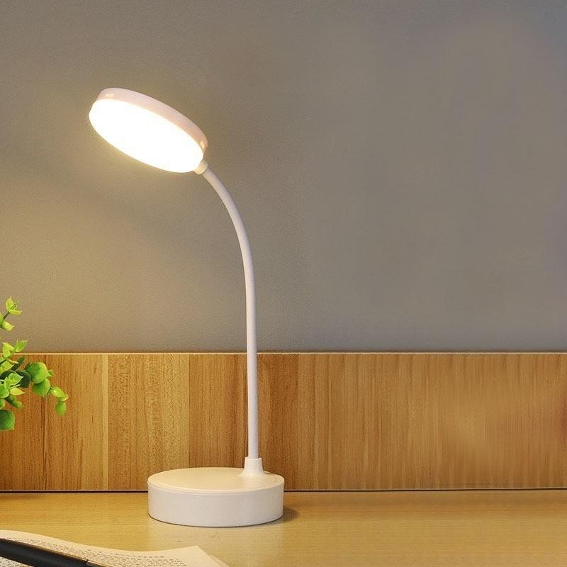 LED Tragbare Klemme Tischlampe USB Wiederaufladbar Klemme Schreibtischlampe Bett Lese Nachtlicht Touch 3 Dimmmodi Augenschutzlicht
