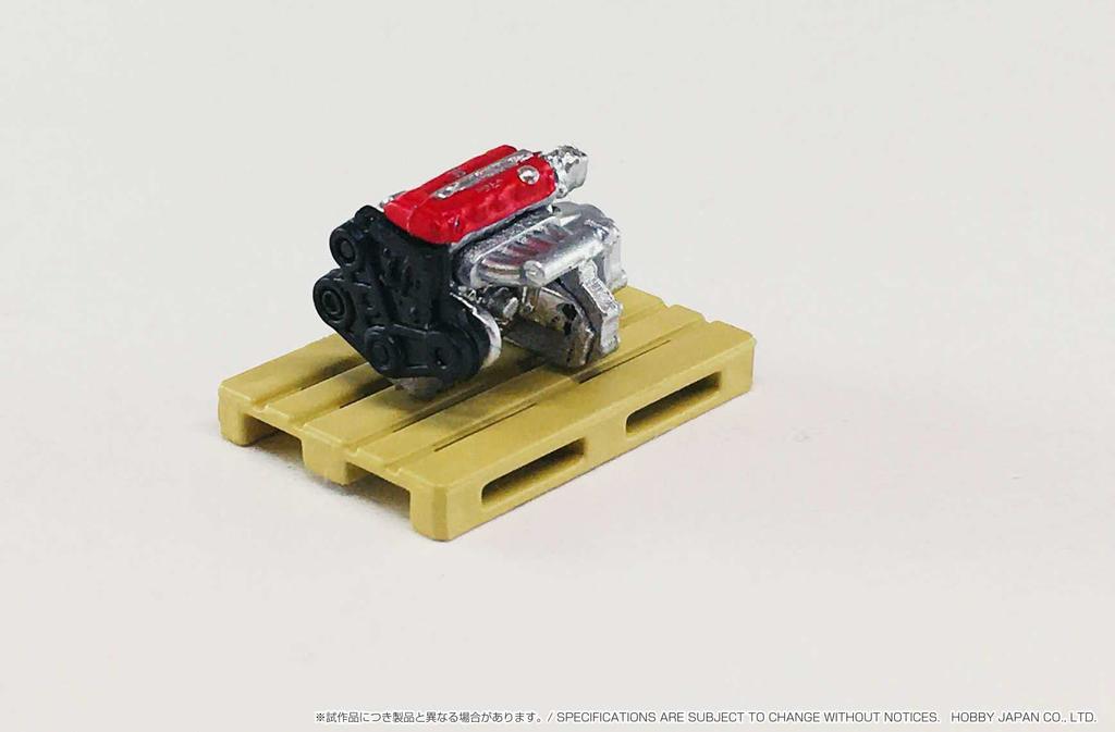 HJ64 Scale Honda Civic Type R Sunshine Yellow with Engine Display Model 1/64 (EK9) (Assembled)
