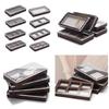 Sophisticated Sturdy Wood Jewelry Display Container with Waterproof and Clear Acrylics Top Accessory for Organization