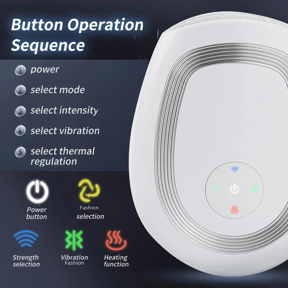 Wireless Electric Hand Massager Hot Compress Air Pressure Hand Massager Shiatsu Heating Palm Acupoint Compression Vibration