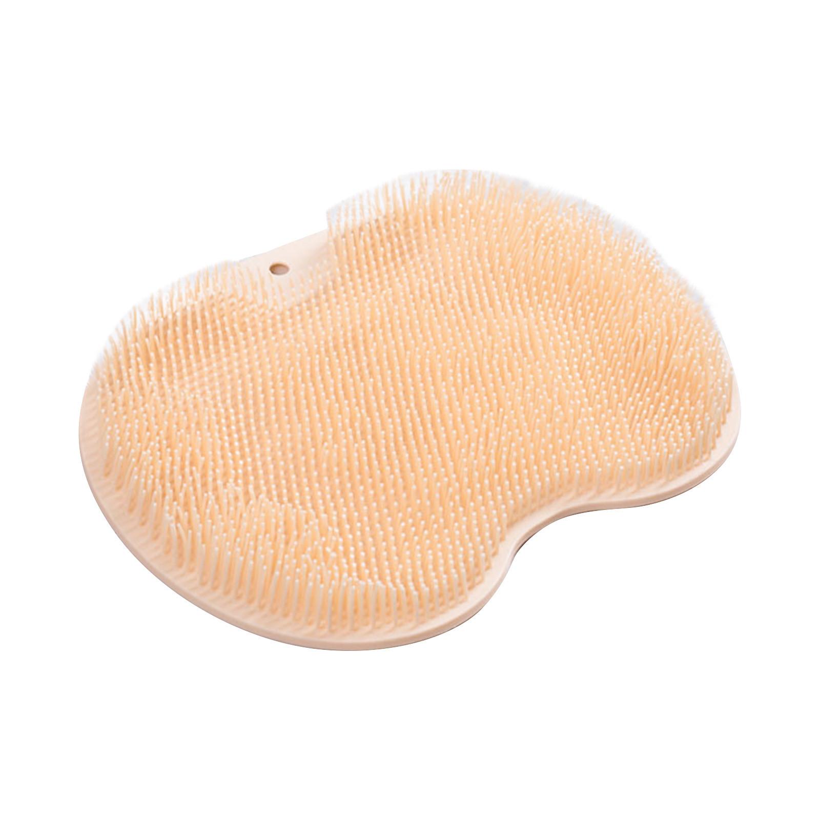 

Силиконовый коврик для душа, 2025 Новый силиконовый коврик для ног для душа, Массажная подушка для спины с присосками Нескользящий Отшелушивающий One Size оранжевый