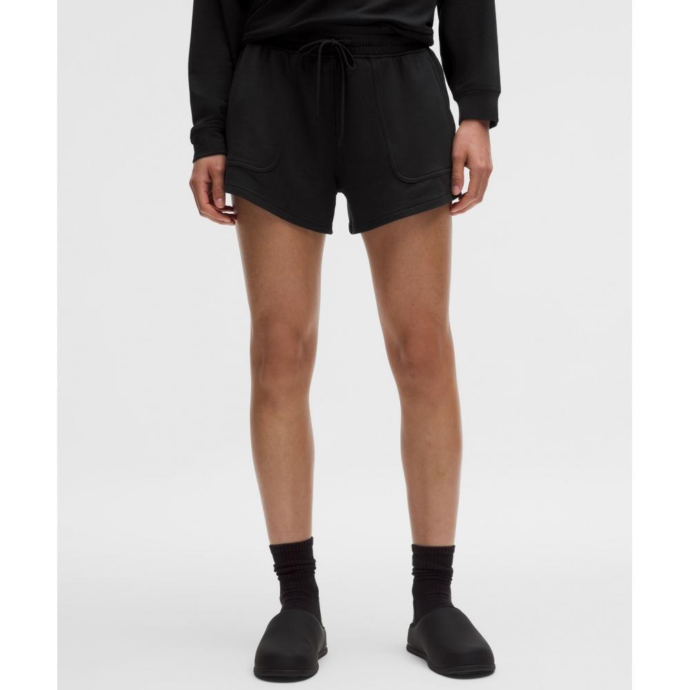 Lullulemon Be Calm Mid-Rise Shorts 3-Inch *Updated Fabric Blk