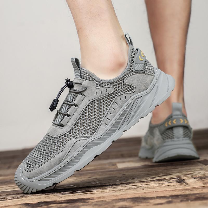 Men Breathable Flats Autumn Soft All-match Loafers Lazy Shoes Lightweight Cheap Mesh Casual Shoes Men Sneakers Tenis Masculino