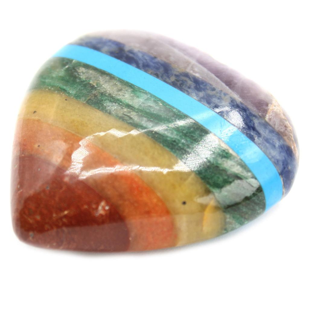 Chakra Gemstone Heart 45-60mm