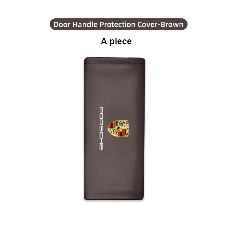For Porsche Car Door Inner Handle Protector Armrest Handle Decor Cover Boxster Cayenne Panamera Macan Cayman 911 918 996