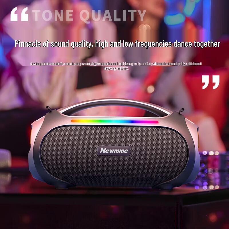 Newmine N515 High-Power Portable Bluetooth Speaker CN plug (adapter included)