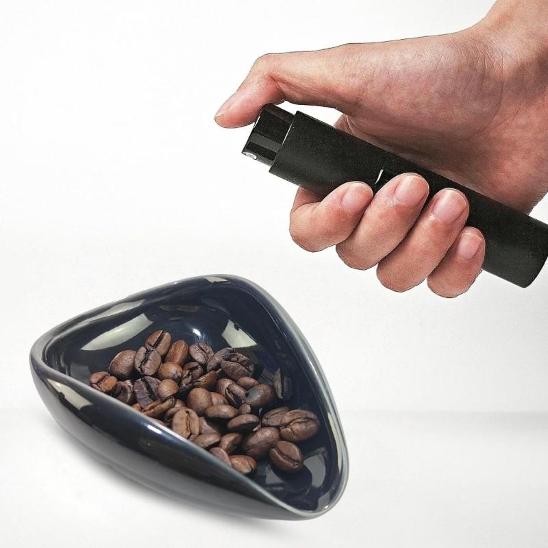 Coffee Bean Sample Presentation Set Practical Coffee Bean Serving Tray Set with Multiple Spoons for Catering Event