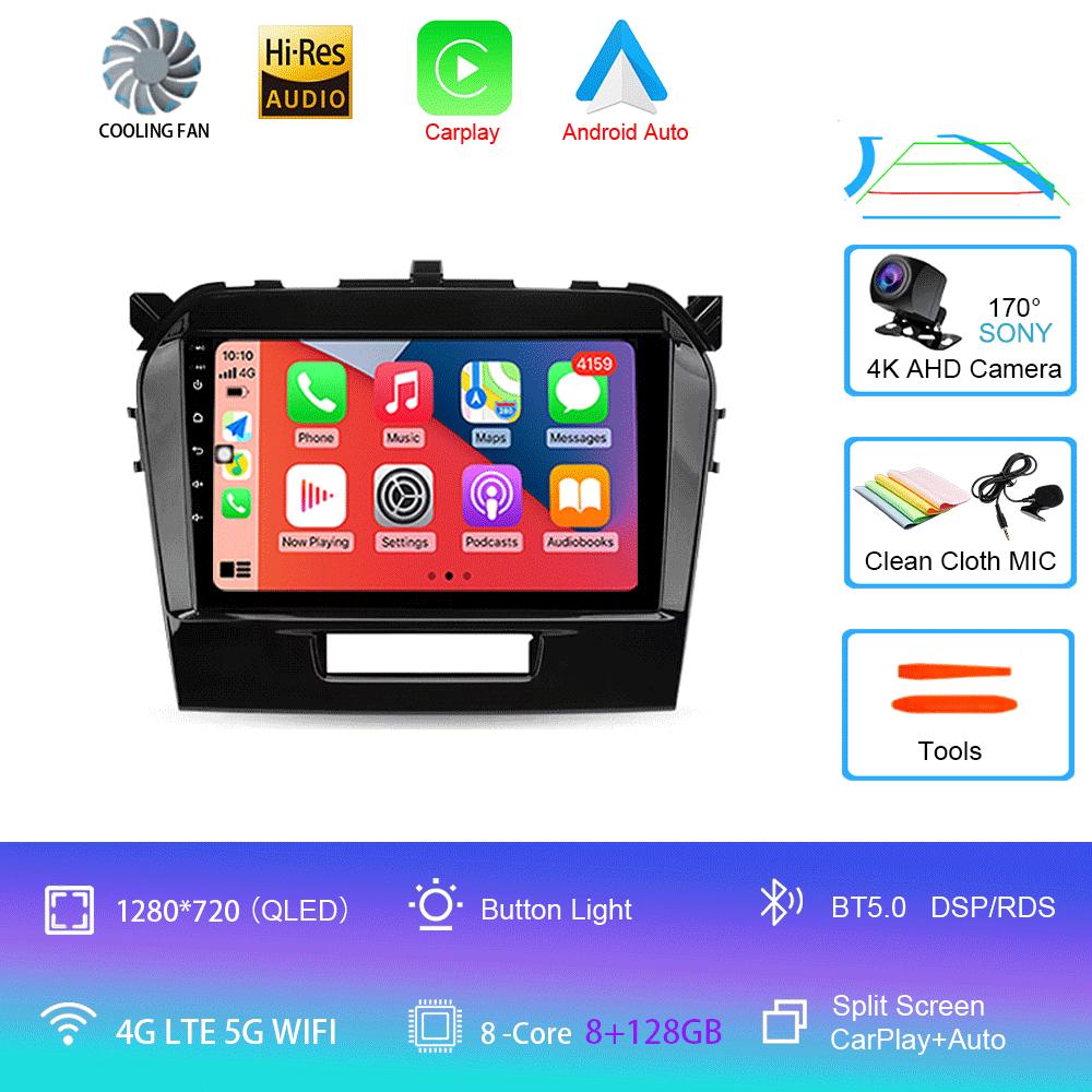 Android 14 Car Radio For Suzuki Vitara 4 2014 - 2018 Multimedia Video Player Navigation Stereo GPS No 2din 2 Din Dvd