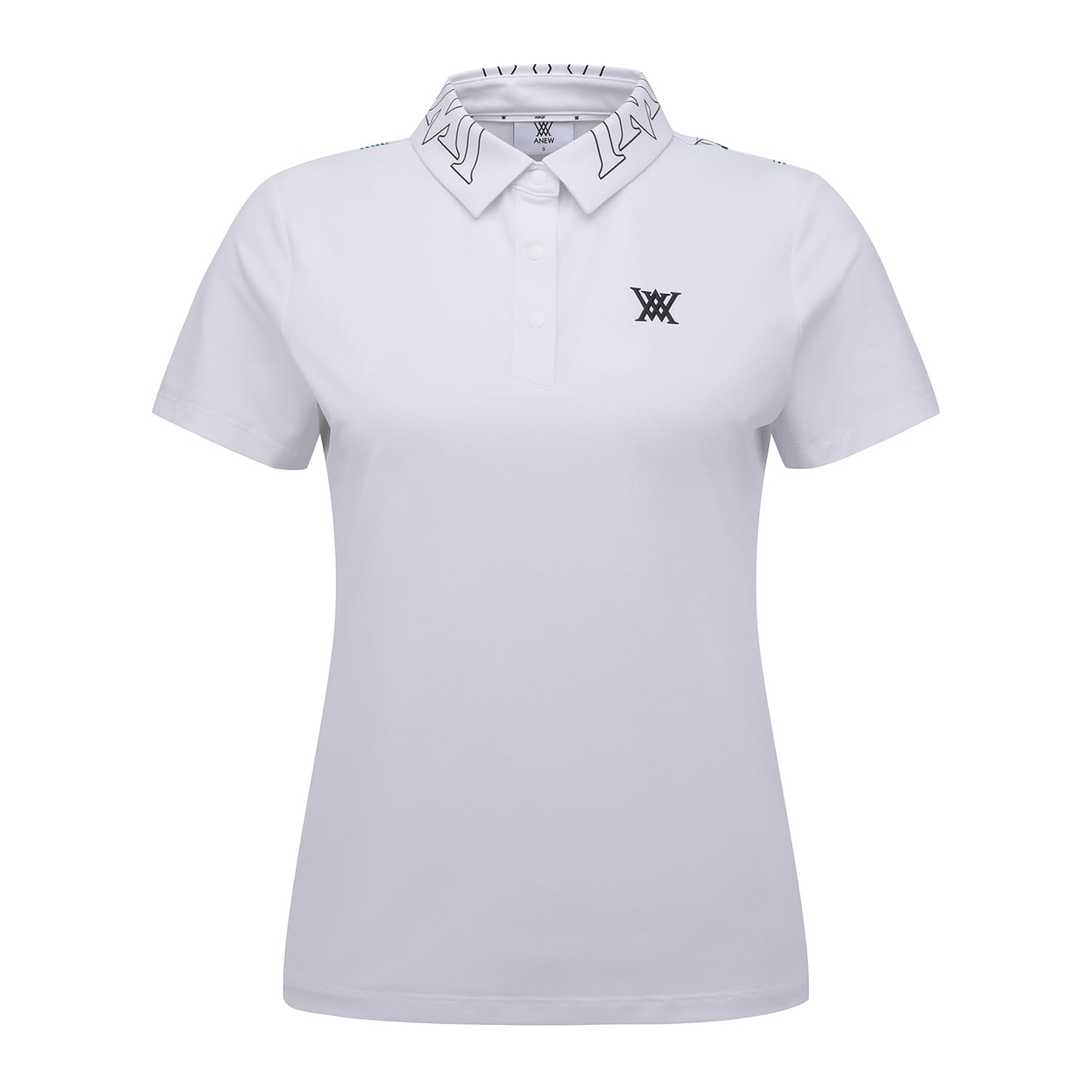 Anew Golf Women Sm New Signature Logo Short T-Shirt_Wh Xs