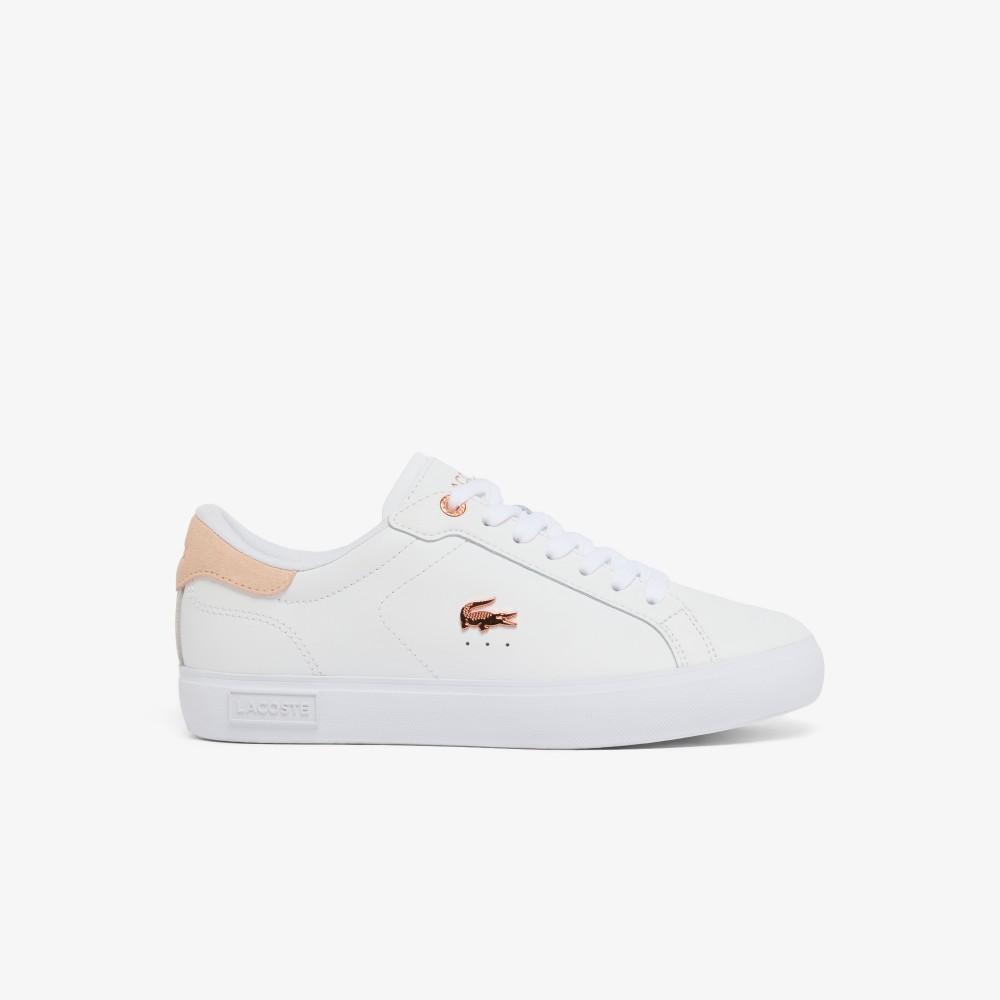 [lacoste] Женские кожаные кроссовки Powercourt RZ0193W56G1Y9 220